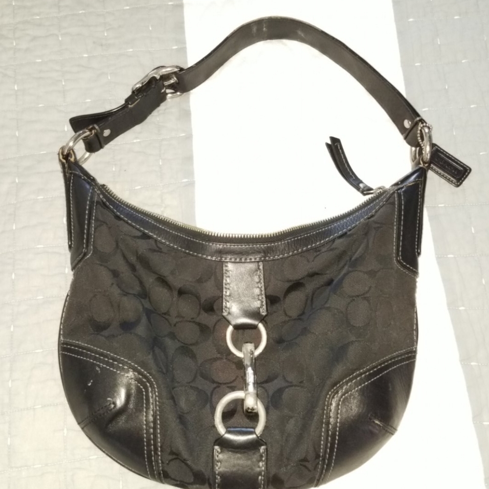 Black Coach Shoulder bag